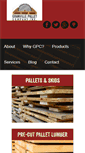 Mobile Screenshot of granvillepallet.com